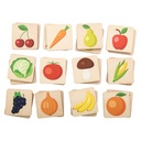 Memory Game, Fruits And Veggies Immermor