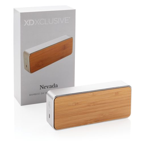 Nevada Bamboo 3W wireless speaker