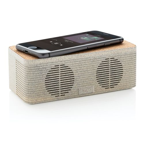 Wheatstraw wireless charging speaker