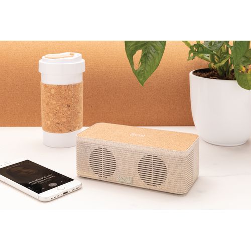 Wheatstraw wireless charging speaker