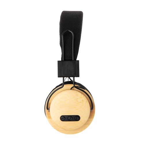 Bamboo wireless headphone