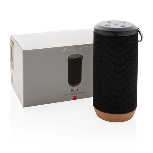 Baia 10W wireless speaker, cork