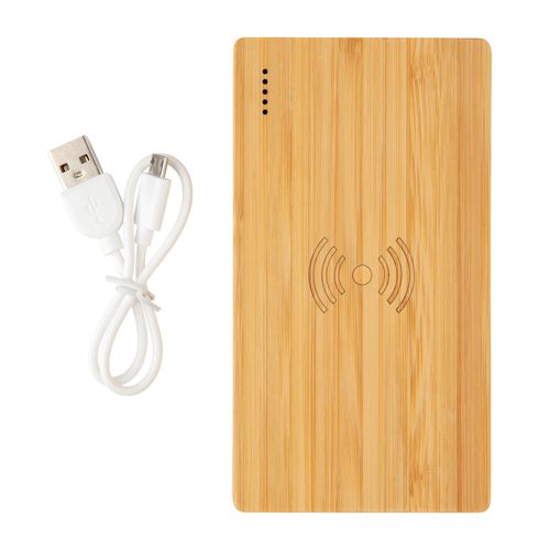 Bamboo 4.000 mAh wireless 5W Powerbank