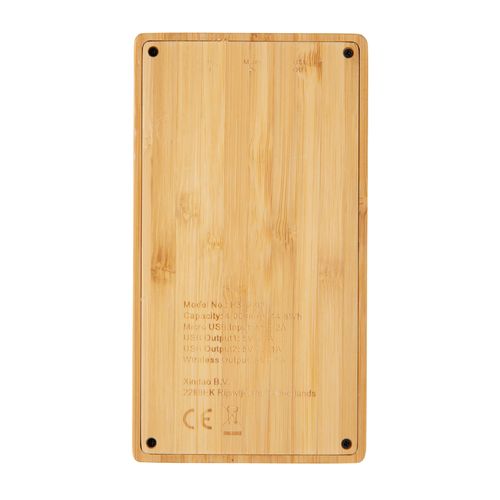 Bamboo 4.000 mAh wireless 5W Powerbank