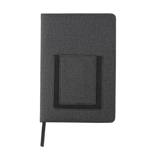 Deluxe A5 Notebook with phone pocket