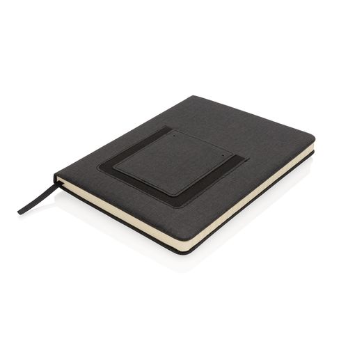 Deluxe A5 Notebook with phone pocket