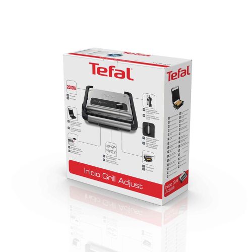 Tefal Inicio Grill Adjust Silver