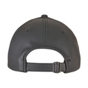 Synthetic Leather Alpha Shape Dad Cap