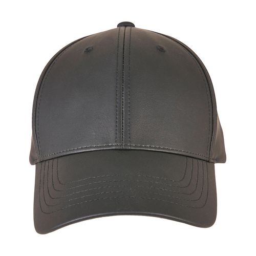 Synthetic Leather Alpha Shape Dad Cap