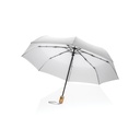 21" Impact AWARE™ RPET 190T bamboe auto open/dicht paraplu
