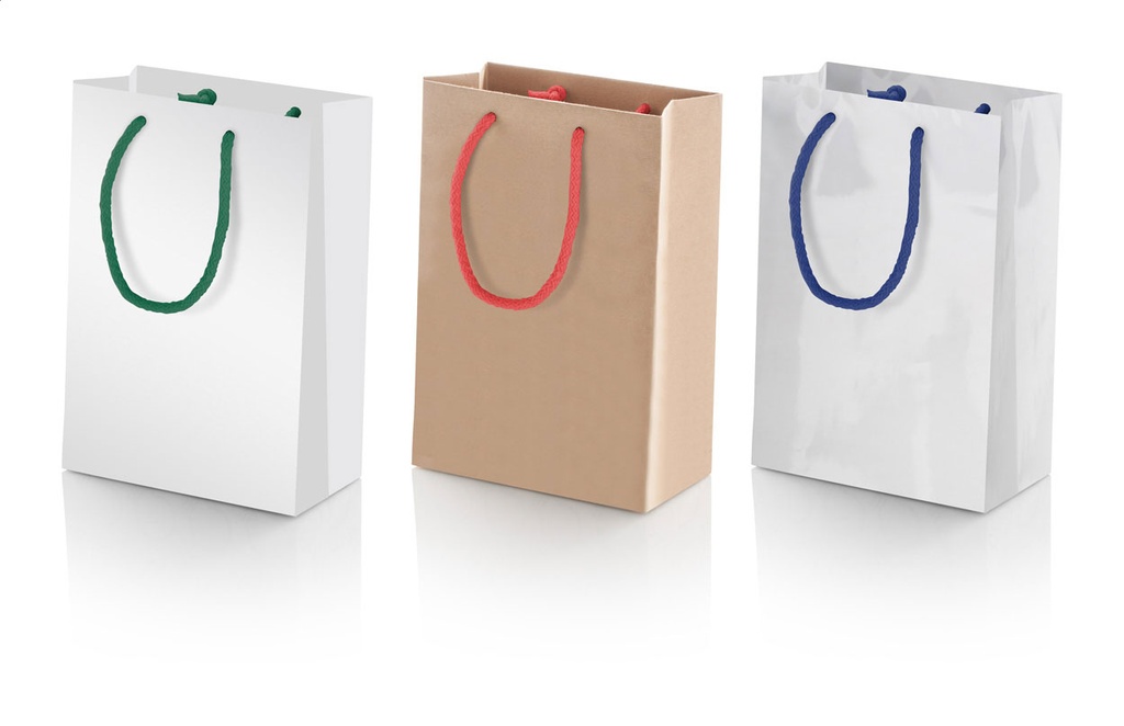 custom made, papieren winkeltas. klein. #7