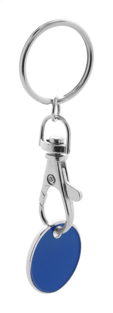 winkelwagenmuntje sleutelhanger #1