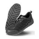 All Black Safety Trainer - size 3