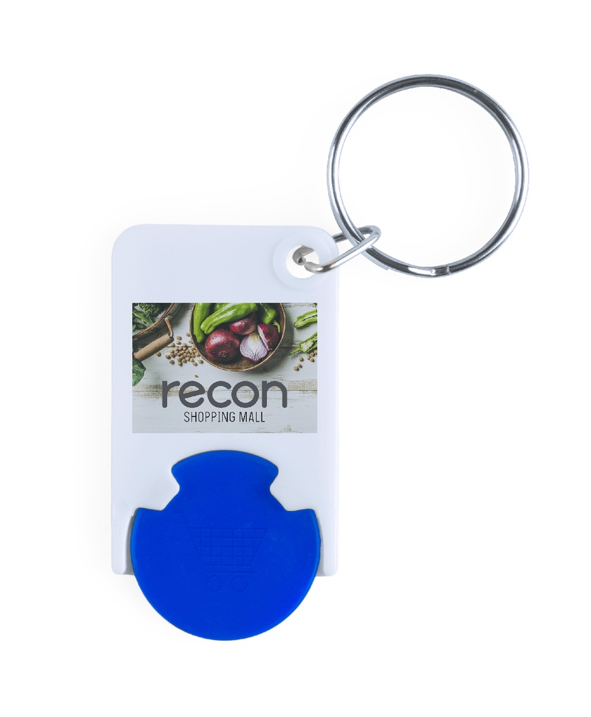 winkelwagenmunt sleutelhanger #3