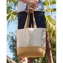 Jute Base Canvas Tote