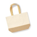 Jute Base Canvas Tote