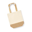 Jute Base Canvas Shopper