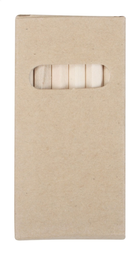 6 kleurpotloden in kartonnen doosje #3