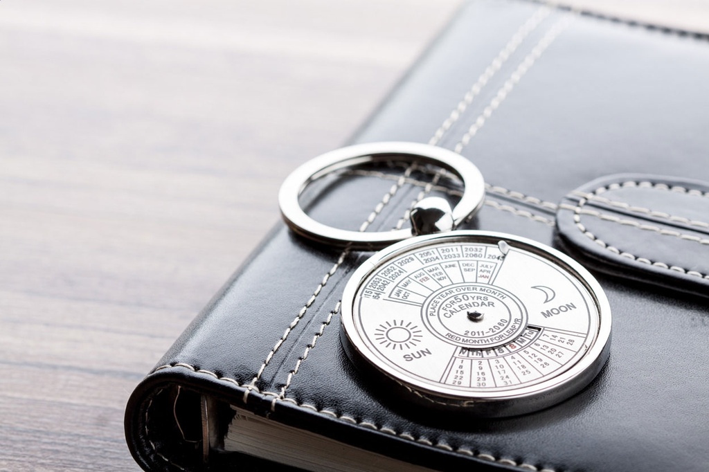 eeuwige kalender in sleutehanger #5