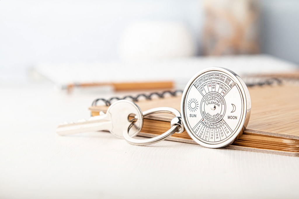 eeuwige kalender in sleutehanger #6