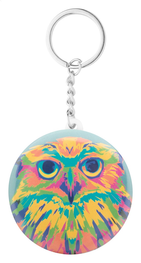 button sleutelhanger met pin #7