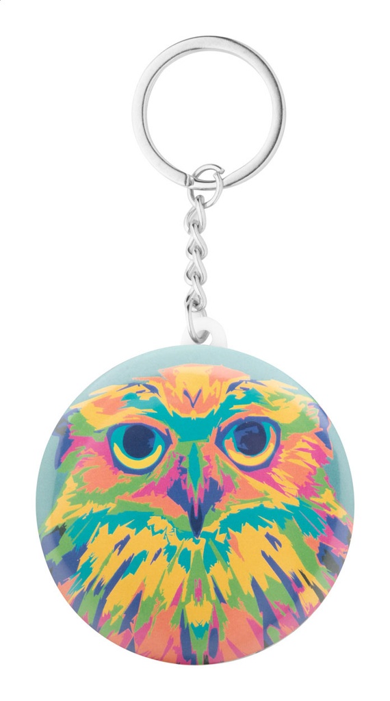 button sleutelhanger met pin #6