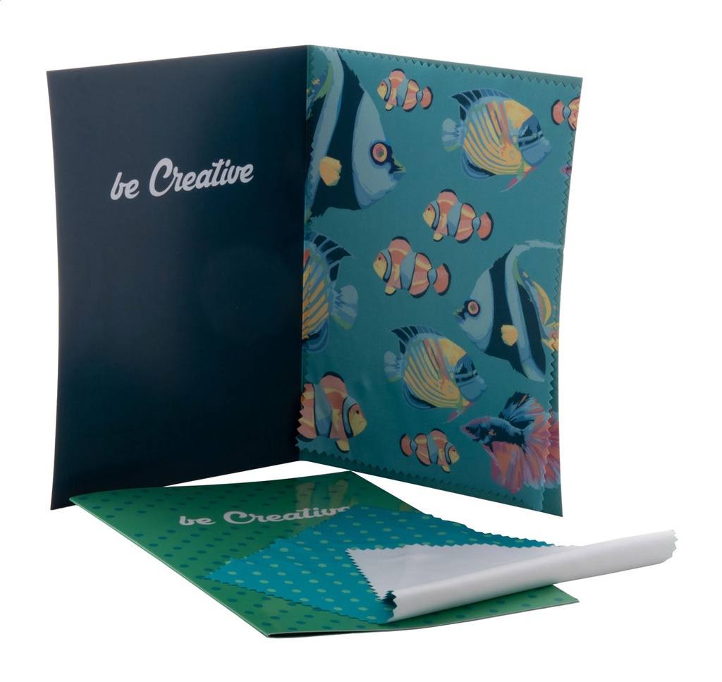 custom made brillendoekje met ansichtkaart #4