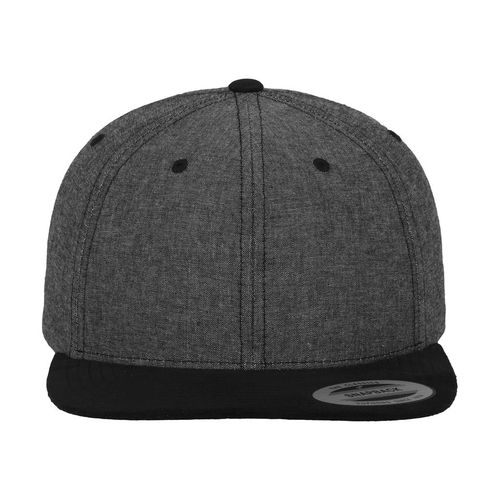 Chambray-Suede Snapback