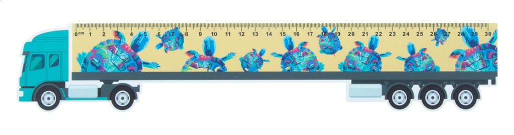 liniaal van 30 cm, vrachtwagen #8
