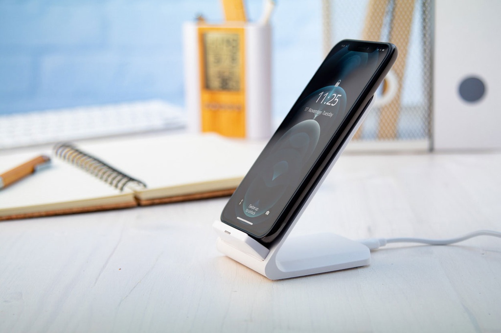 draadloze oplader met telefoon houder #4