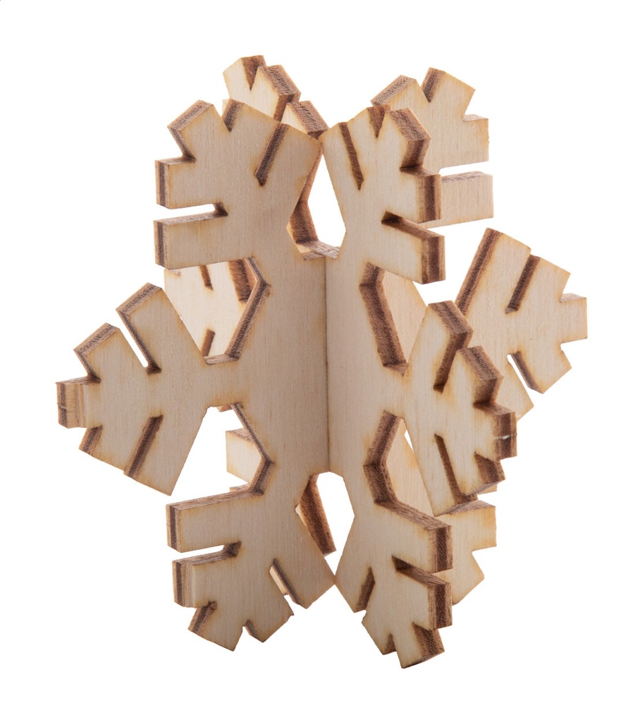 Kerstkaart, sneeuwvlok #3