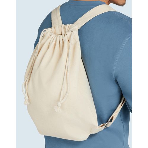 Canvas Backpack Straps and Drawstring