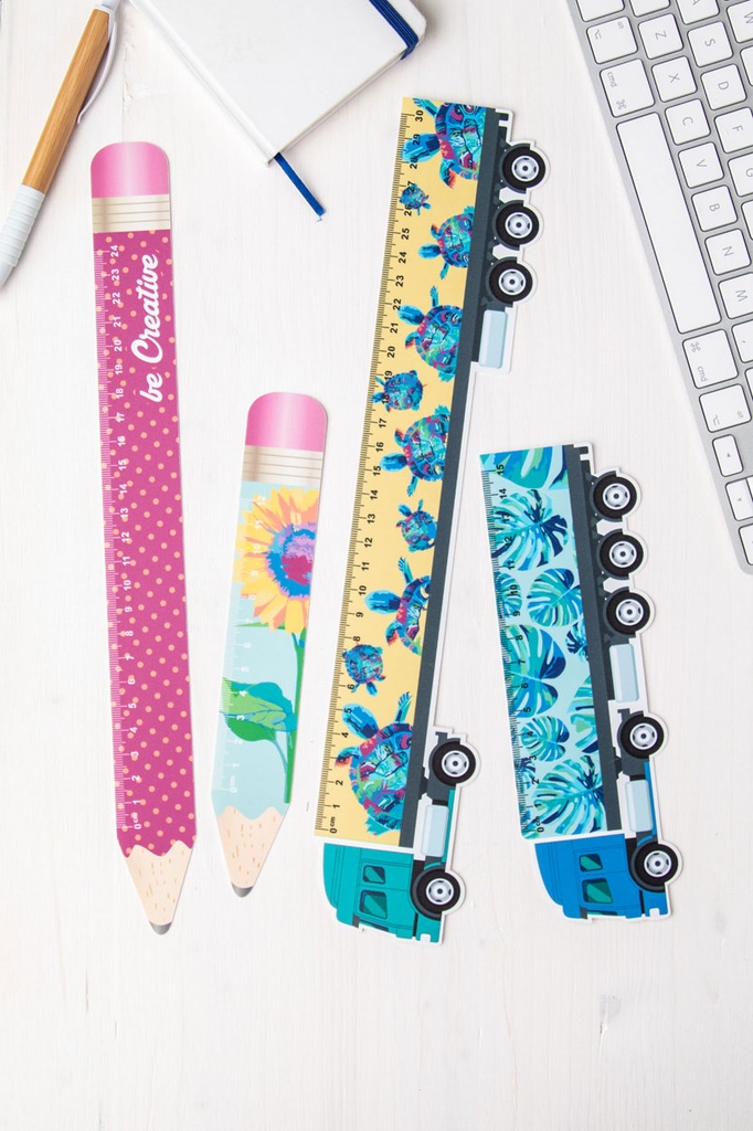 liniaal van 24 cm, potlood #4