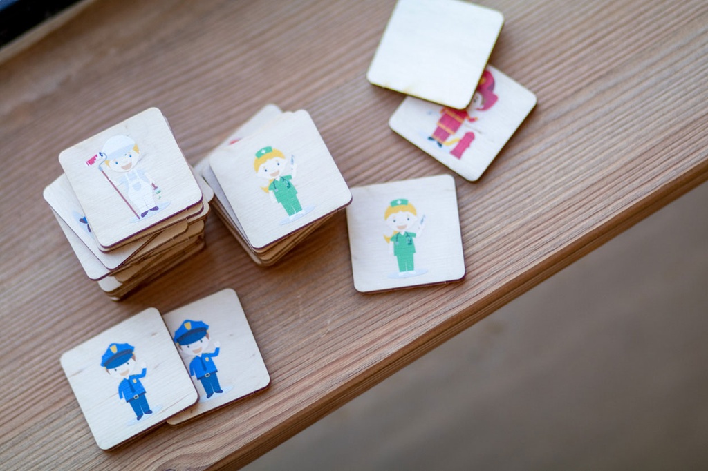 memory spel, beroepen #6