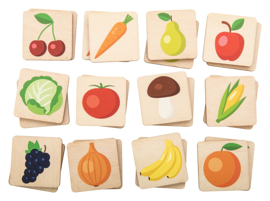 memory spel, groenten en fruit #1
