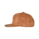 Suede Leather Snapback