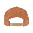 Suede Leather Snapback