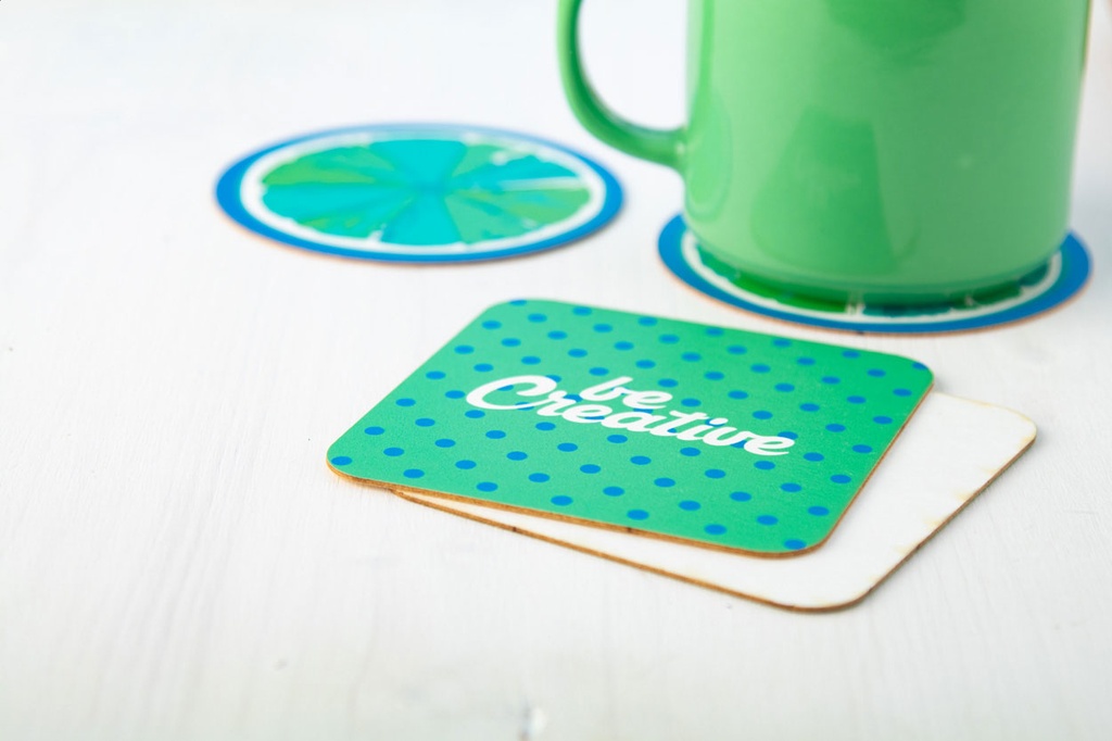 custom made papieren onderzetter, vierkant #5