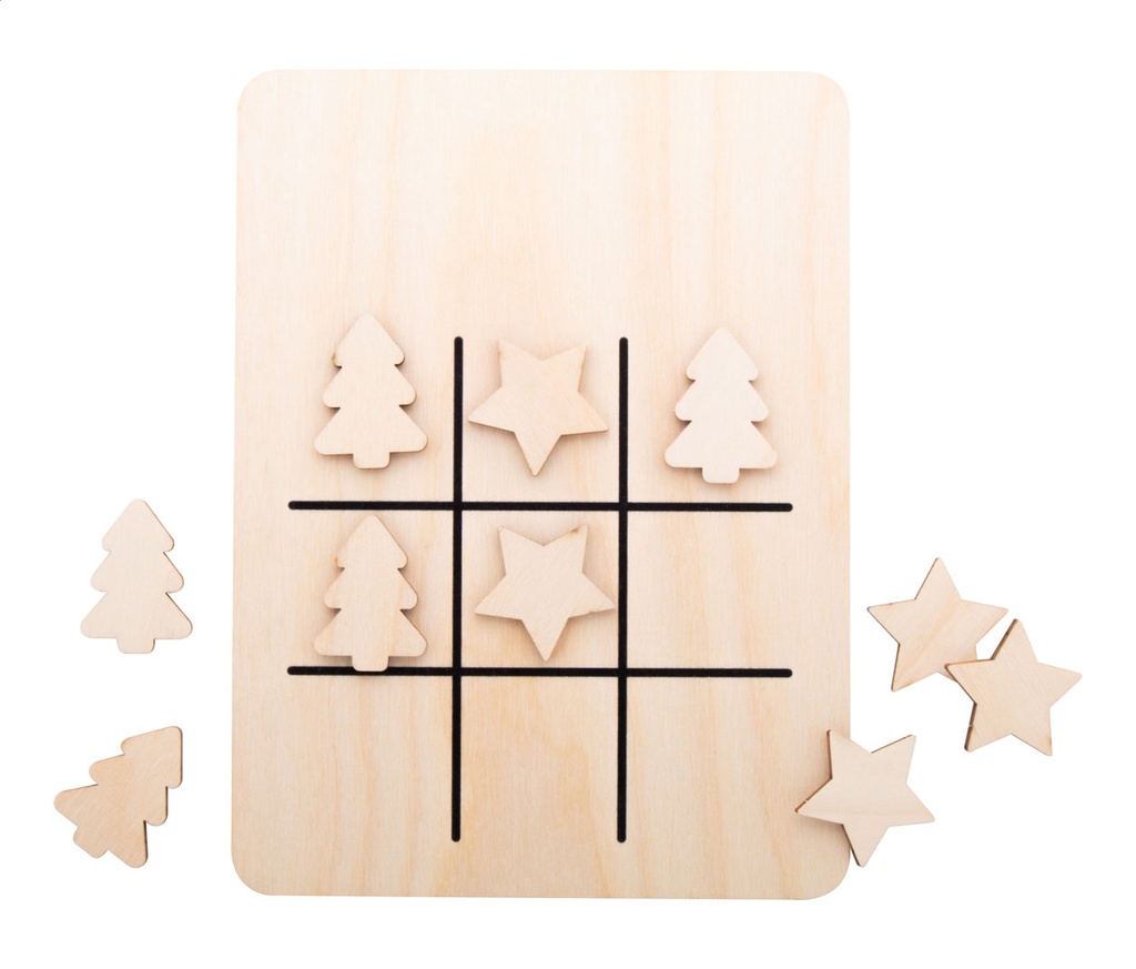 Kerst tic-tac-toe; ster & kerstboom #2
