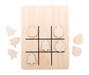 Kerst tic-tac-toe; kerstbal & kerstbel #2
