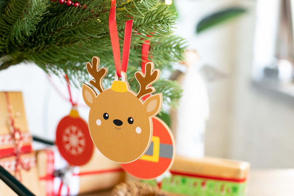 Kerstboomversiering, rendier #5