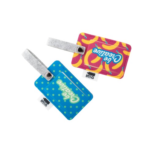 Custom rpet luggage tag CreaFelt Tag
