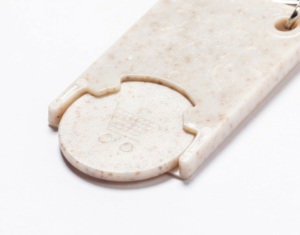 winkelwagenmuntje sleutelhanger #4