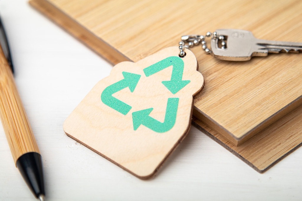 sleutelhanger, recycling #4