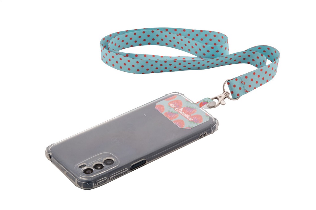 custom made mobiele telefoonhouder met RPET sleutelkoord #17