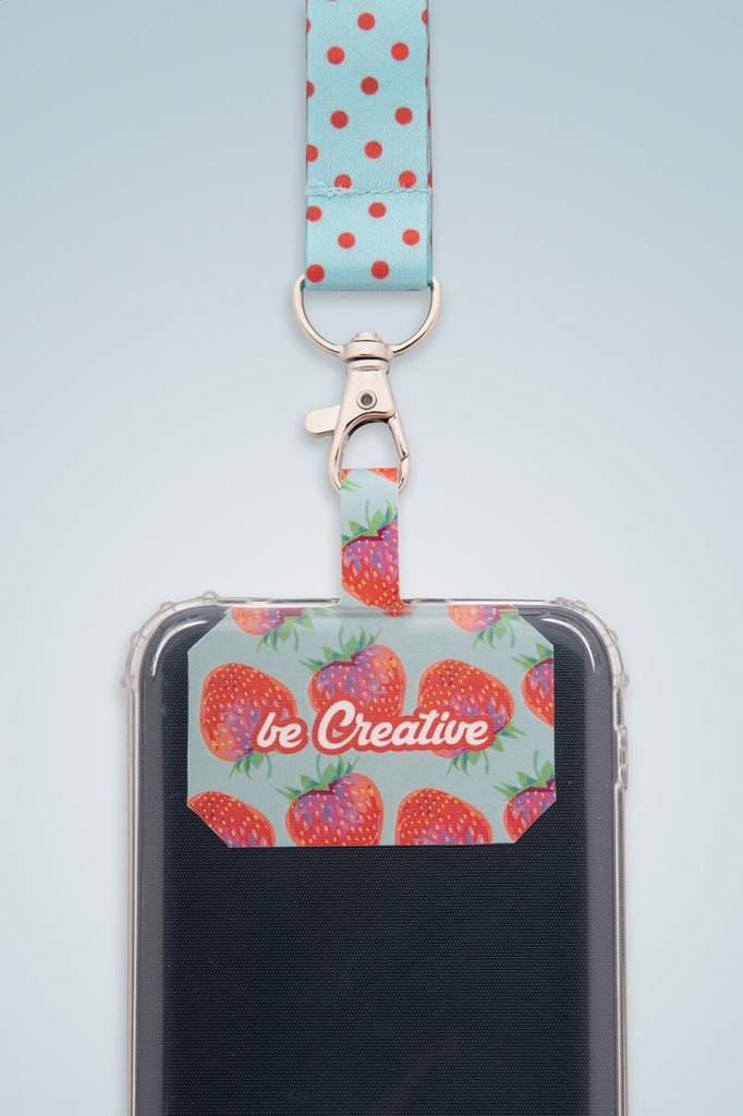 custom made mobiele telefoonhouder met RPET sleutelkoord #18