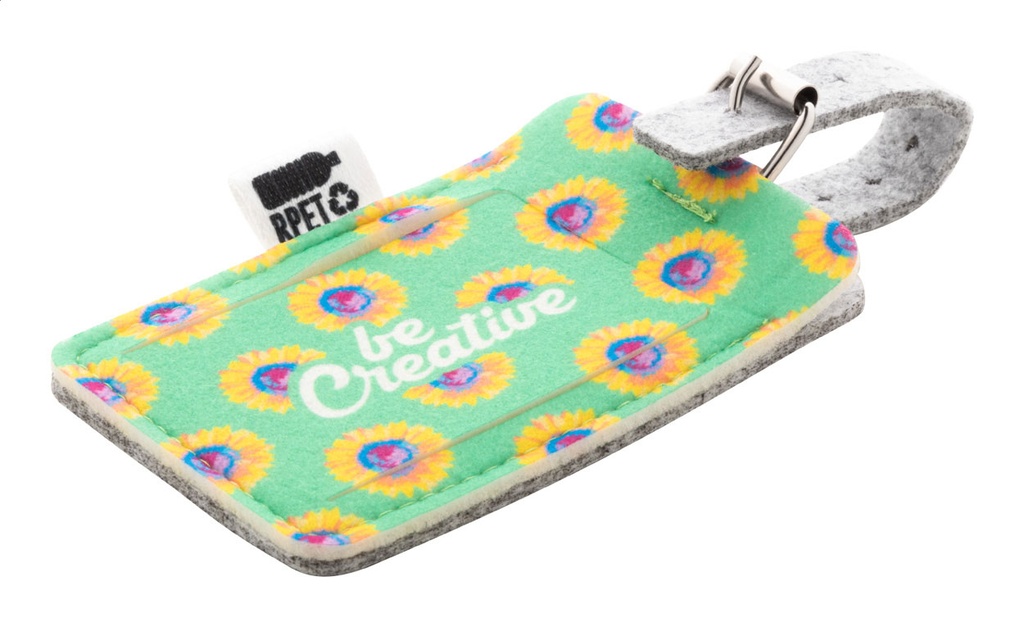 custom made RPET bagagelabel #2