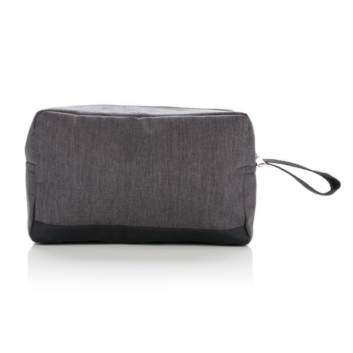 Classic two tone toiletry bag