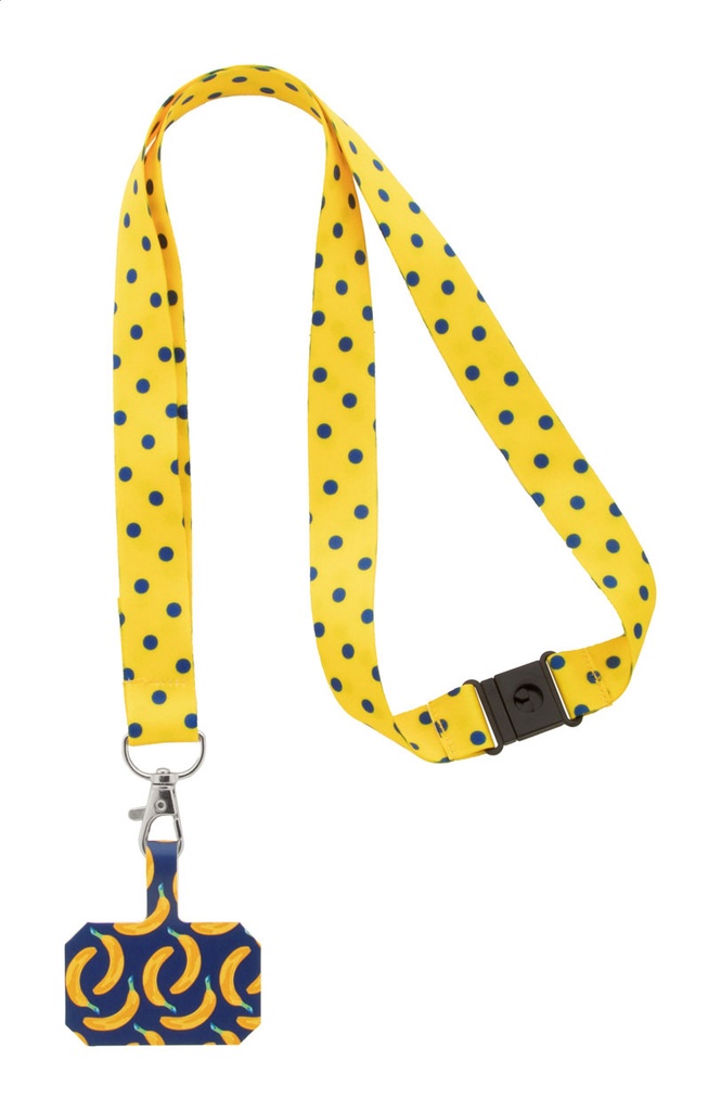 custom made lanyard met mobiele telefoonhouder en RPET-sleutelkoord #4