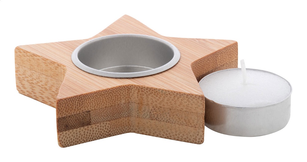 Kerst waxinelichthouder, ster #3